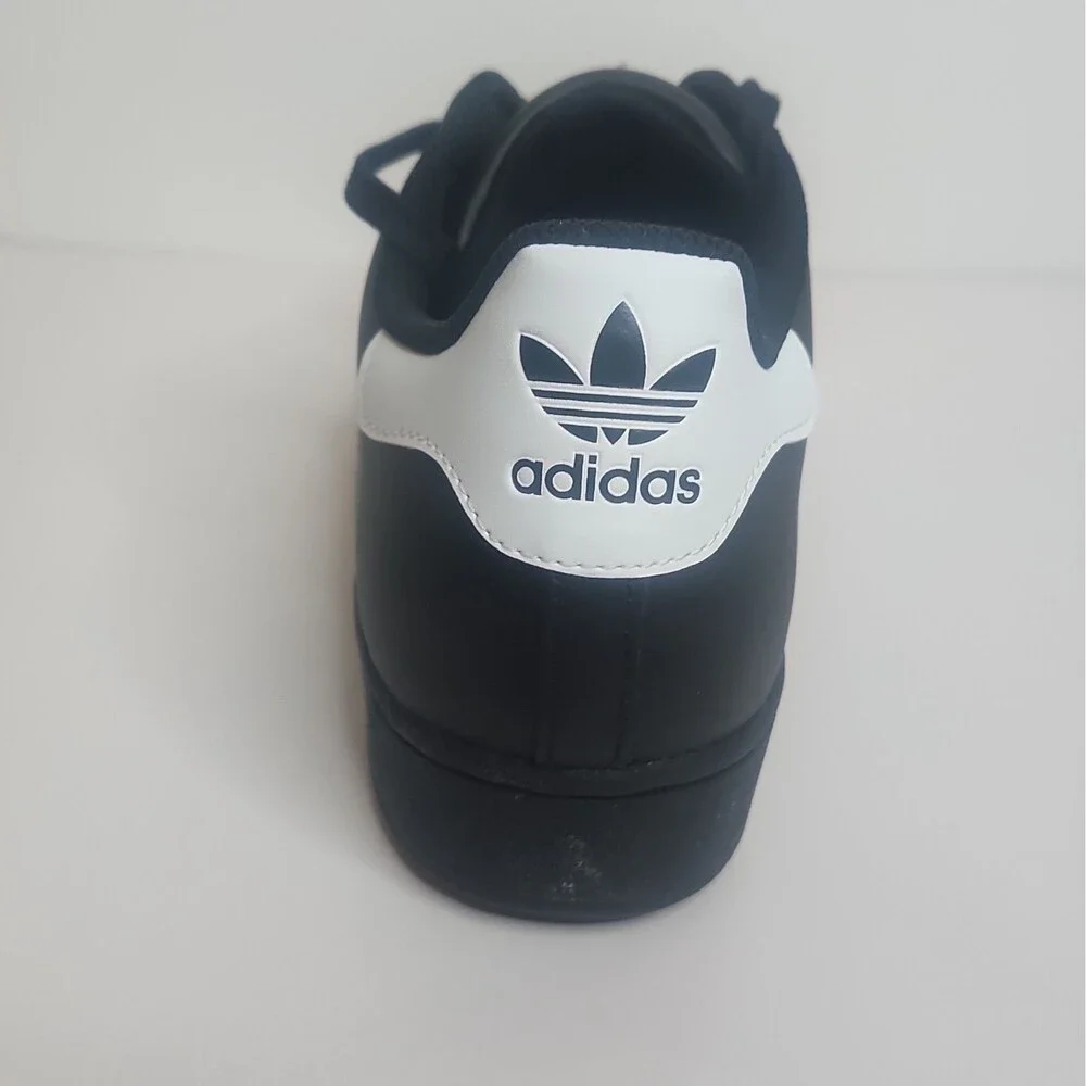 Adidas Superstar Black White Lace Up Casual Sneakers Retro OG EG4959 Men's Sz 13